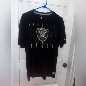 Official NFL Team Nike Men's Black Raiders T-Shirt